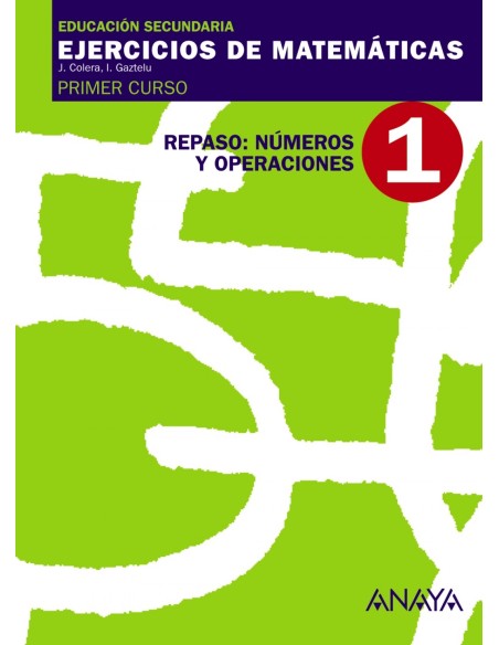 EJERCICIOS MATEMATICAS 1 1ºESONUMEROS Y OPERACIONES